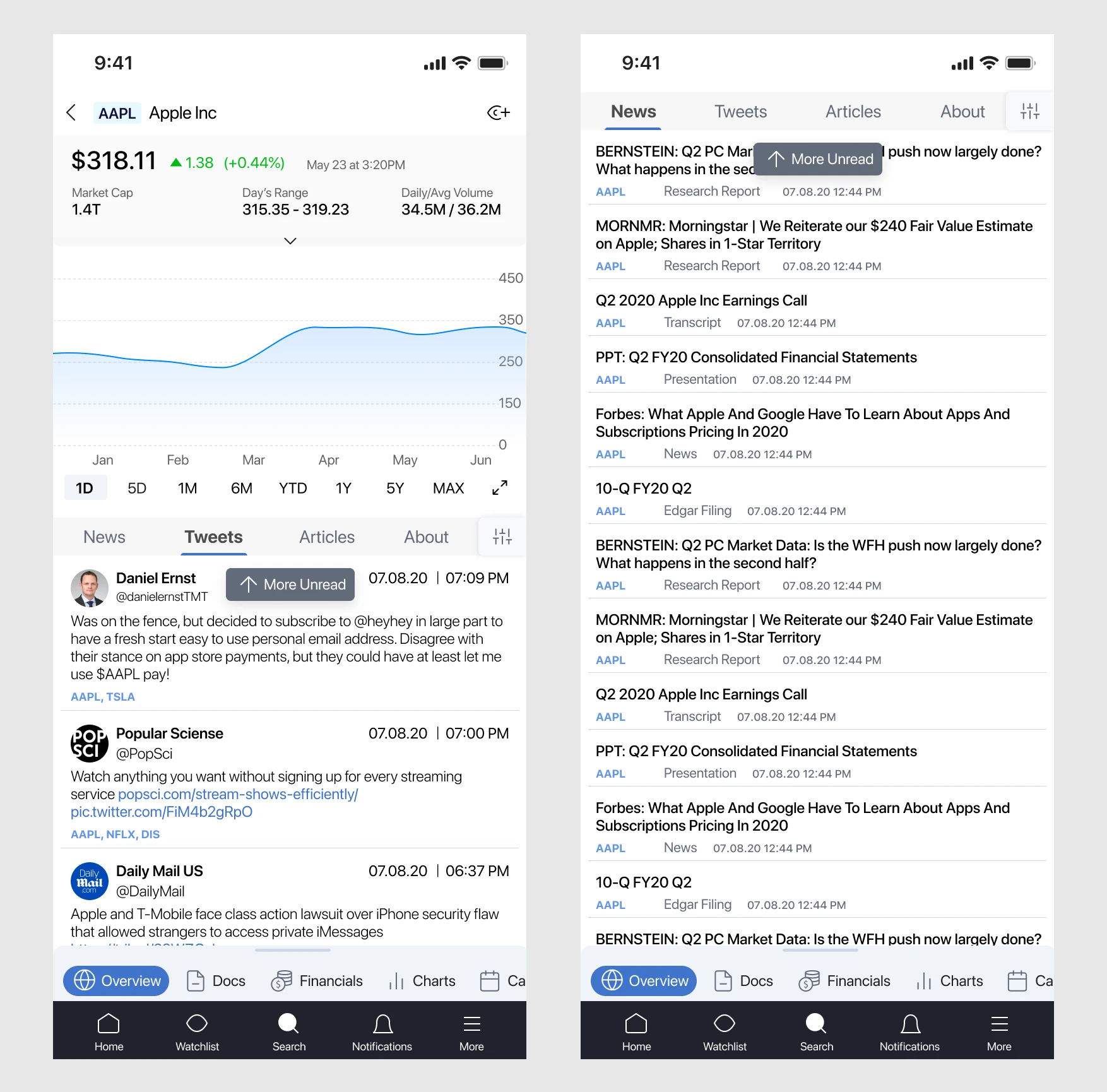Contextual Sub-Bottom Navigation Bar Interface