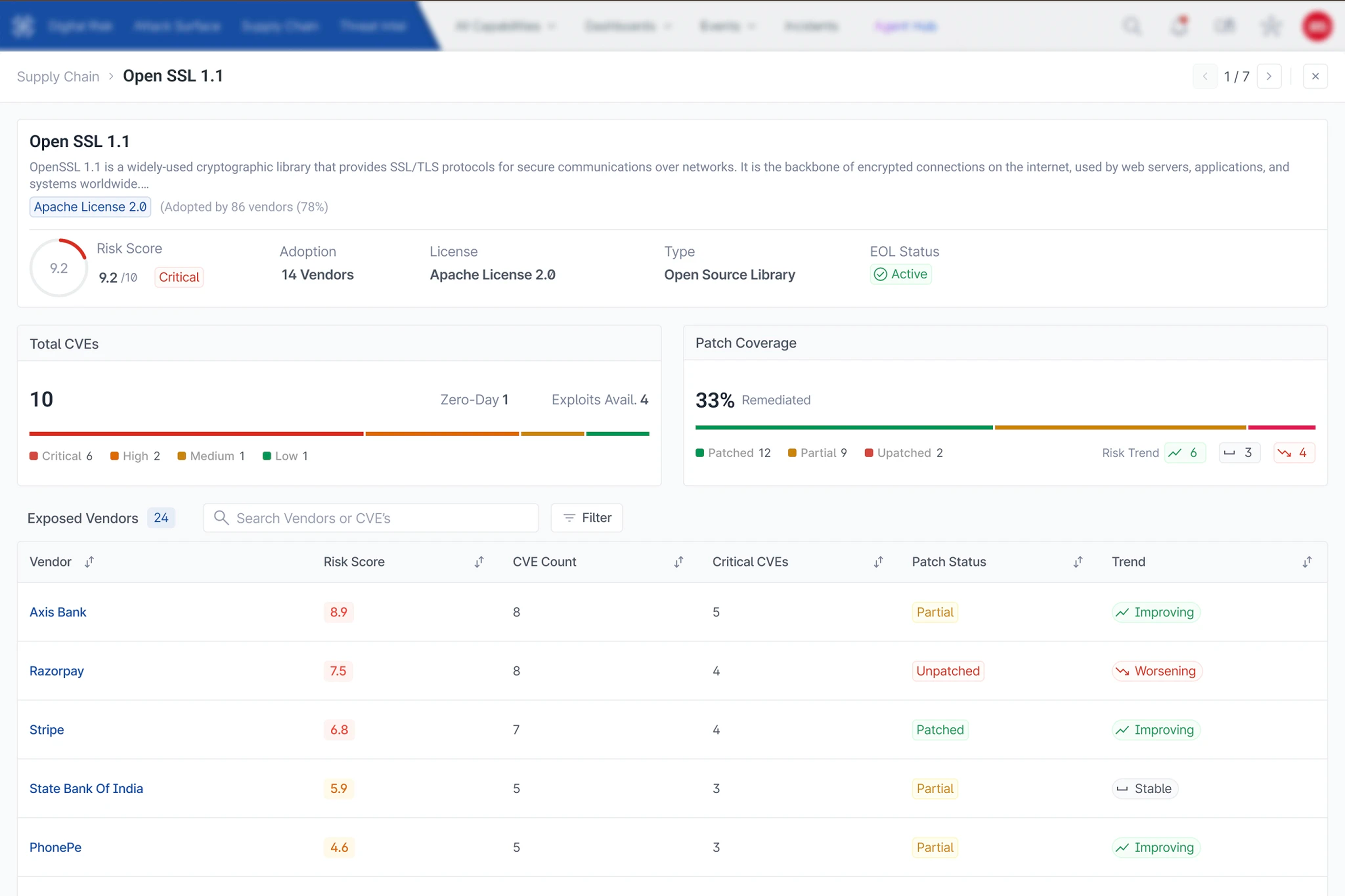Making Investigation Faster - Tech Stack Exposure & CVE Breakdown